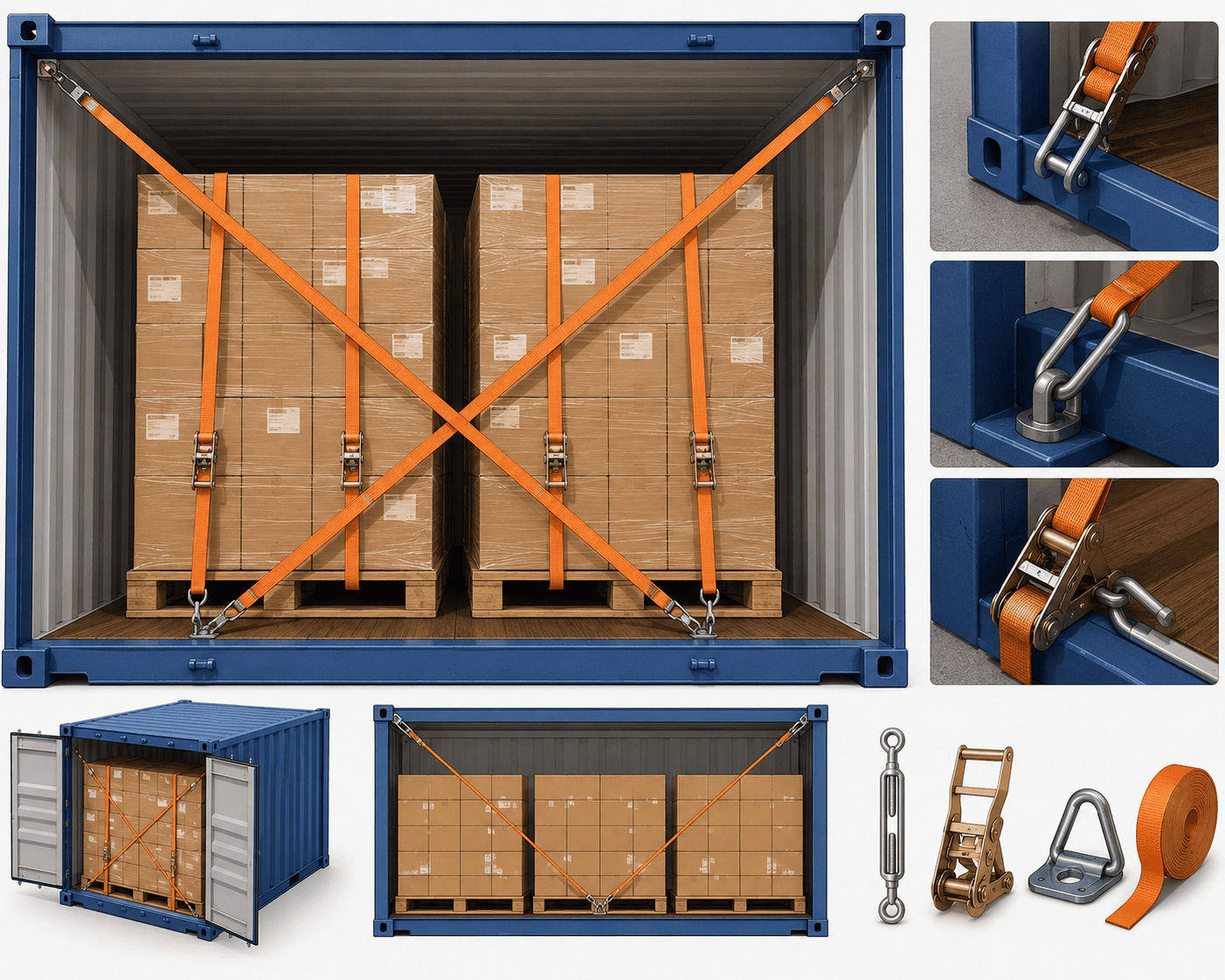 gambar lashing container