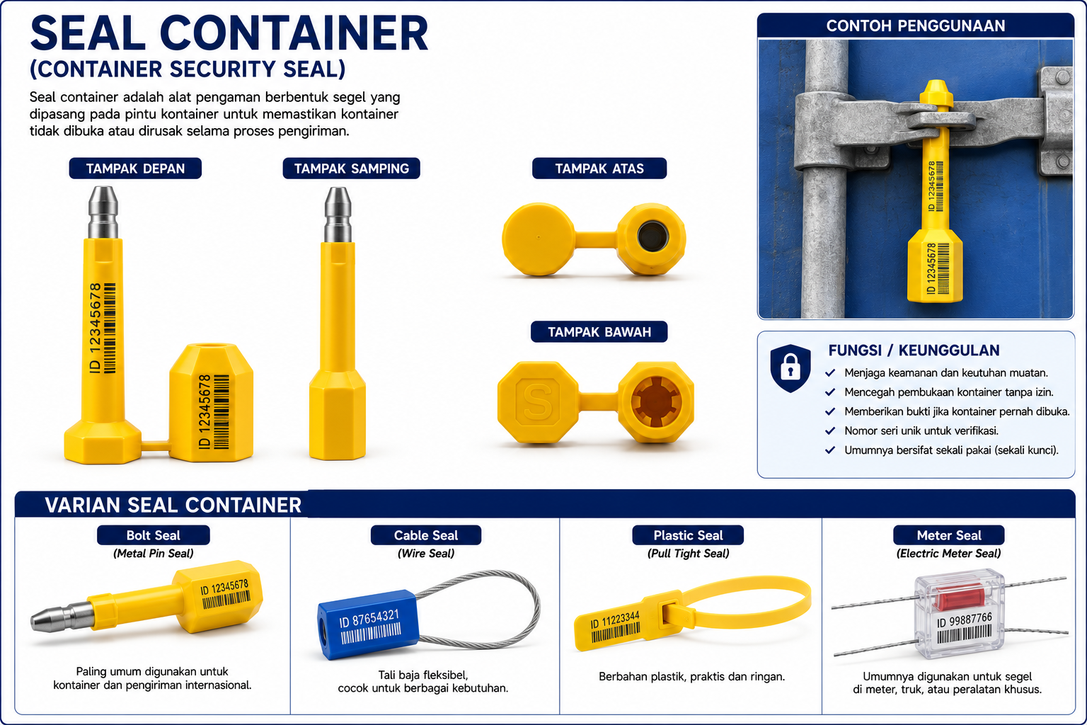 ilustrasi seal container