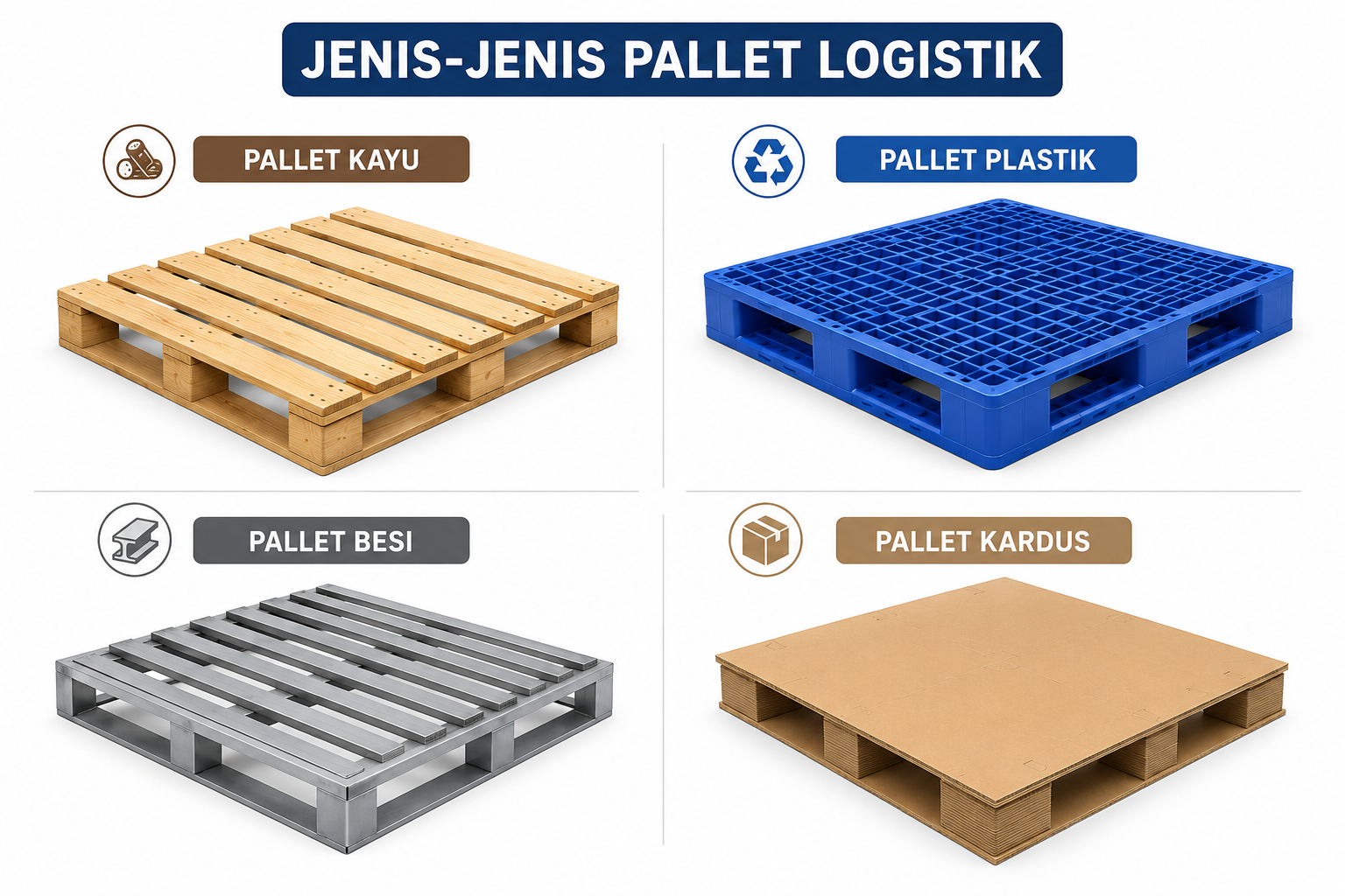 jenis pallet logistik